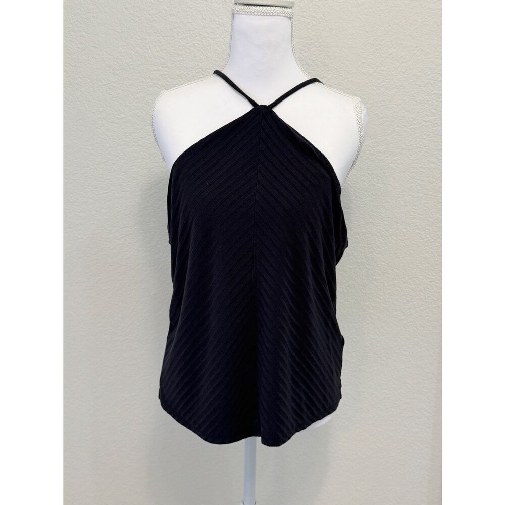 Daily Ritual Navy Blue Halter Neck Top